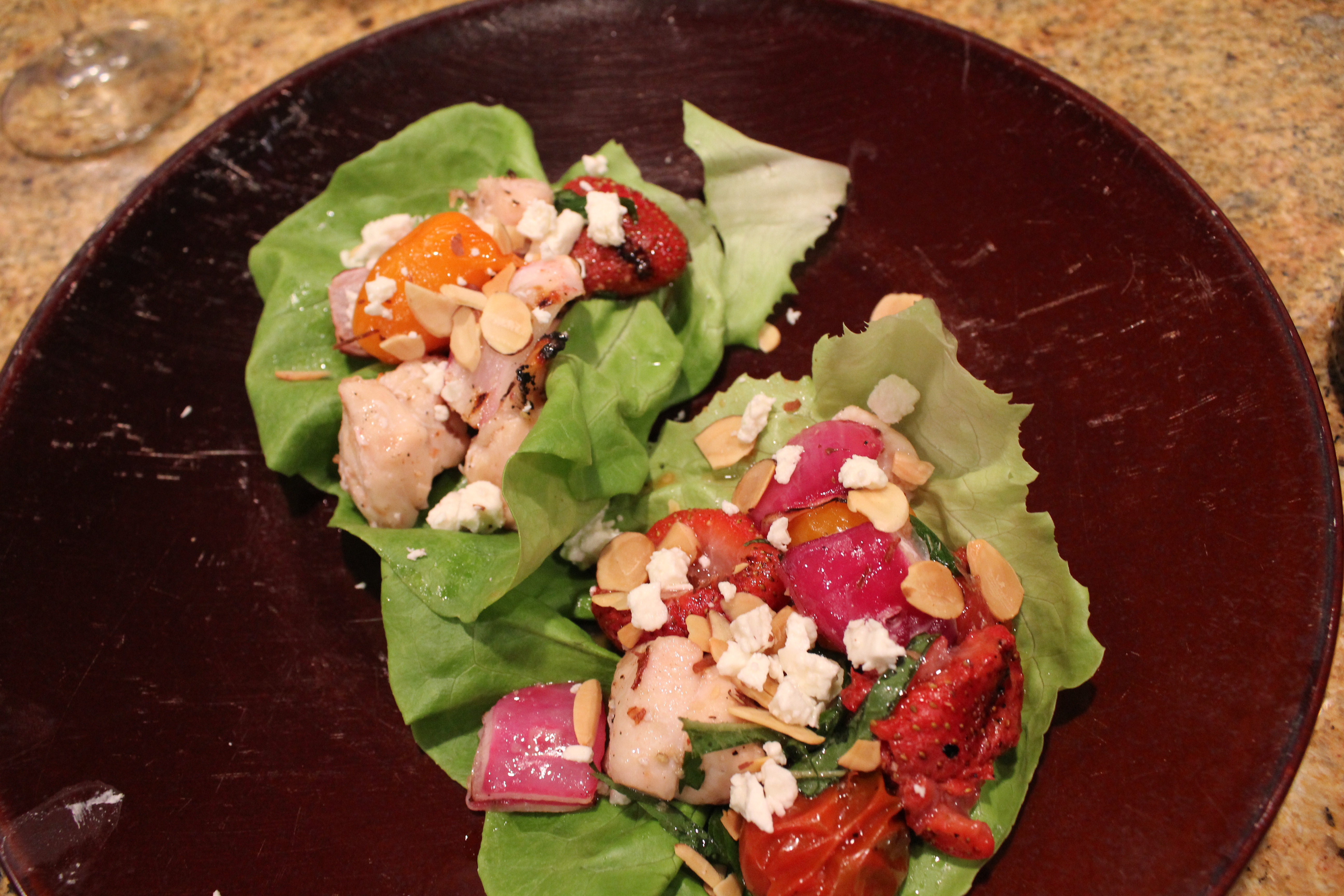 Recipe Monday: Grilled Strawberry, Tomato, and Chicken Wraps